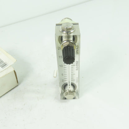 Esko ELO-E5522 Variable Area Flow Meter 2-20 GPH H2O