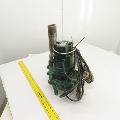 Zoeller N267-F 0.5HP Cast Submersible Sewage Ejector Pump 120V 1PH 2" & Float