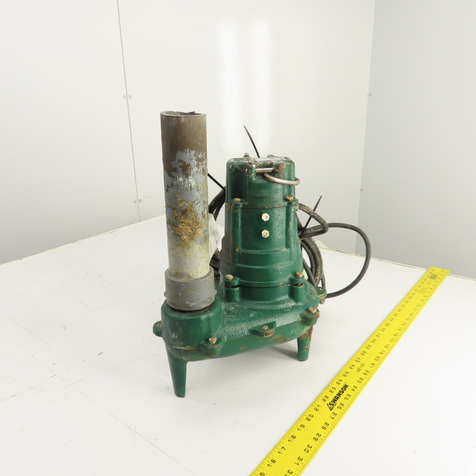 Zoeller N267-F 0.5HP Cast Submersible Sewage Ejector Pump 120V 1PH 2" & Float