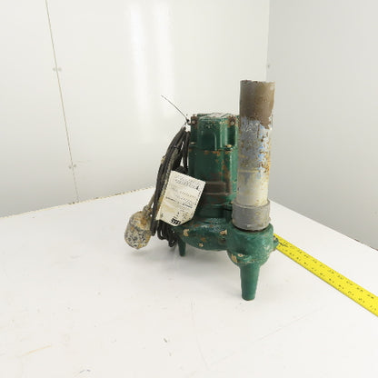 Zoeller N267-F 0.5HP Cast Submersible Sewage Ejector Pump 120V 1PH 2" & Float