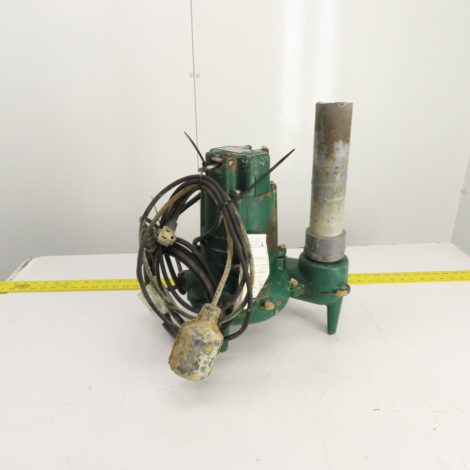 Zoeller N267-F 0.5HP Cast Submersible Sewage Ejector Pump 120V 1PH 2" & Float