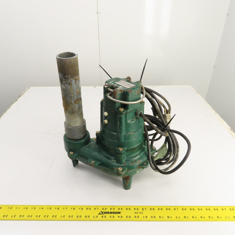 Zoeller N267-F 0.5HP Cast Submersible Sewage Ejector Pump 120V 1PH 2" & Float