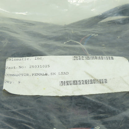 Tol-O-Matic 25031025 Cable Female Connector 5M Lead Lot Of 9
