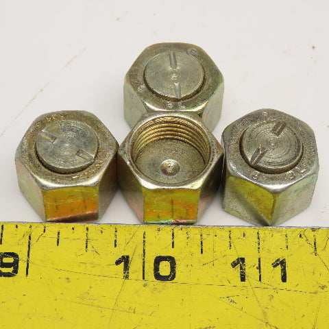 3/8" (-6) ORFS Hydraulic Cap Lot Of 4