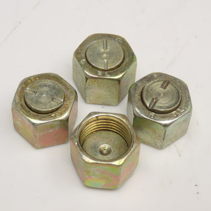 3/8" (-6) ORFS Hydraulic Cap Lot Of 4