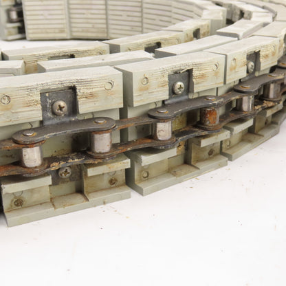 2-3/4" Wide x 21' OAL Table Top Conveyor Chain W/ Roller Drive Chain