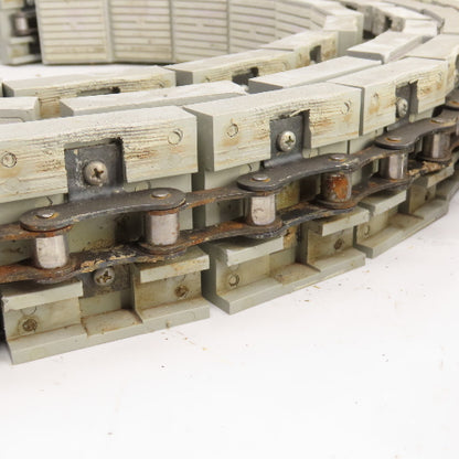 2-3/4" Wide x 21' OAL Table Top Conveyor Chain W/ Roller Drive Chain