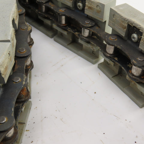 2-3/4" Wide x 21' OAL Table Top Conveyor Chain W/ Roller Drive Chain