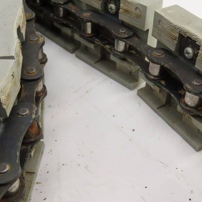 2-3/4" Wide x 21' OAL Table Top Conveyor Chain W/ Roller Drive Chain