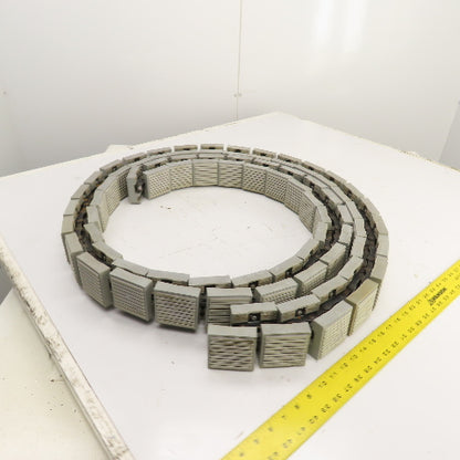 2-3/4" Wide x 21' OAL Table Top Conveyor Chain W/ Roller Drive Chain