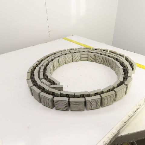 2-3/4" Wide x 21' OAL Table Top Conveyor Chain W/ Roller Drive Chain