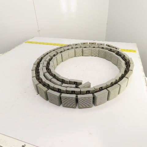 2-3/4" Wide x 21' OAL Table Top Conveyor Chain W/ Roller Drive Chain