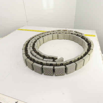 2-3/4" Wide x 21' OAL Table Top Conveyor Chain W/ Roller Drive Chain