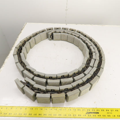 2-3/4" Wide x 21' OAL Table Top Conveyor Chain W/ Roller Drive Chain