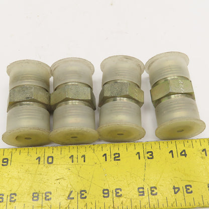 Parker 7/8" JIC Male x 7/8" JIC Male Union Lot Of 4