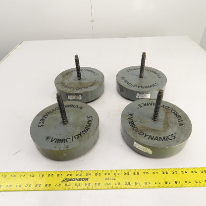 Vibro Dynamics 8K60 Micro Level Machine Isolator Rubber Mounting Pads 8"OD Lot/4