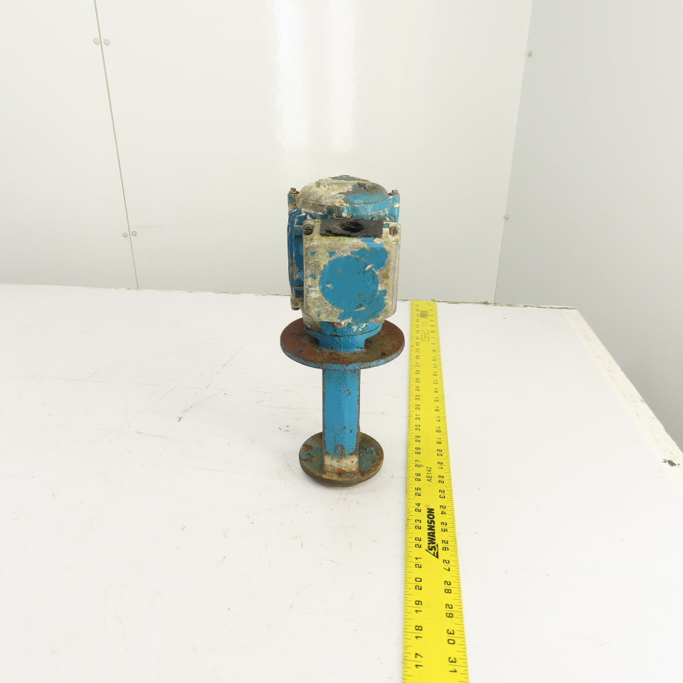 HK 010 0.25kW Vertical Machine Coolant Pump 460V 3PH 3200RPM 6-1/2" Depth 1/4"