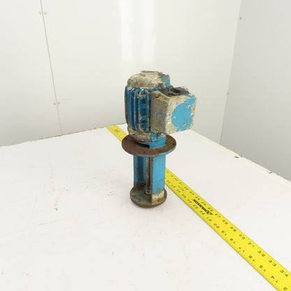 HK 010 0.25kW Vertical Machine Coolant Pump 460V 3PH 3200RPM 6-1/2" Depth 1/4"