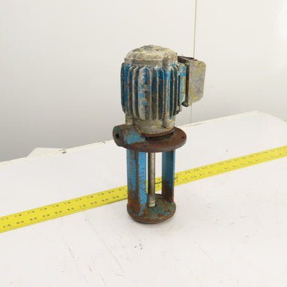 HK 010 0.25kW Vertical Machine Coolant Pump 460V 3PH 3200RPM 6-1/2" Depth 1/4"