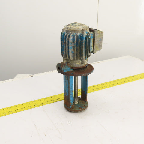HK 010 0.25kW Vertical Machine Coolant Pump 460V 3PH 3200RPM 6-1/2" Depth 1/4"