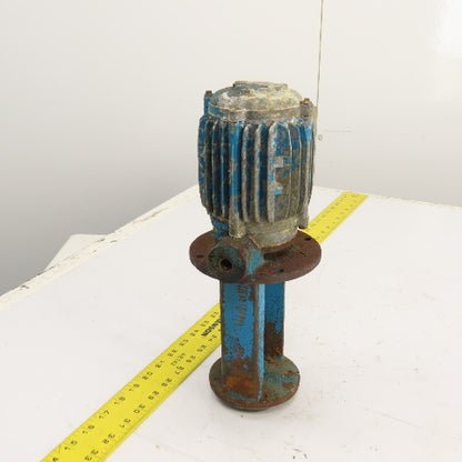HK 010 0.25kW Vertical Machine Coolant Pump 460V 3PH 3200RPM 6-1/2" Depth 1/4"