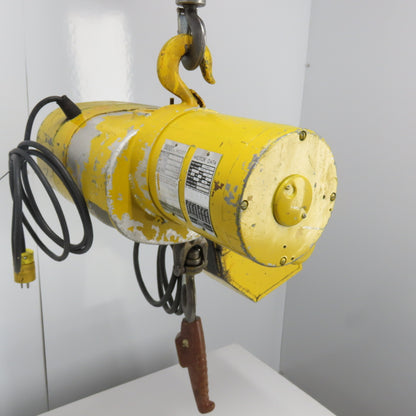 Budgit 318090-1 1/8 Ton 250Lb Electric Chain Hoist 115V 1Ph 32FPM 10' Lift