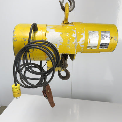 Budgit 318090-1 1/8 Ton 250Lb Electric Chain Hoist 115V 1Ph 32FPM 10' Lift