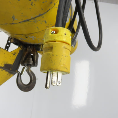 Budgit 318090-1 1/8 Ton 250Lb Electric Chain Hoist 115V 1Ph 32FPM 10' Lift