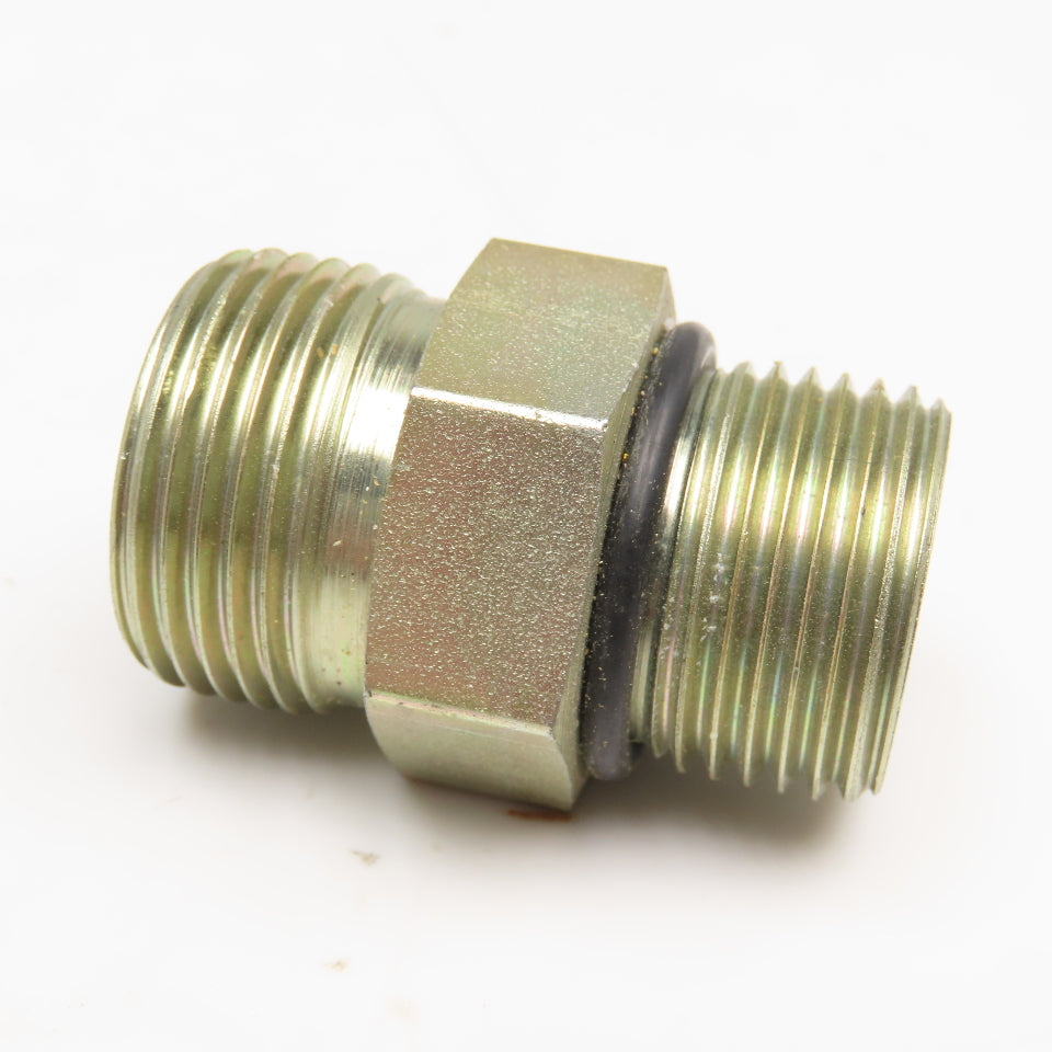 Parker 3/4" ORFS Male x 3/4" ORS O-Ring Seal Male Straight Connector