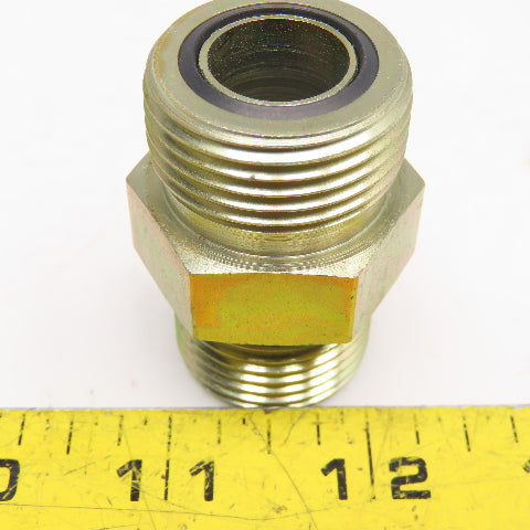 Parker 3/4" ORFS Male x 3/4" ORS O-Ring Seal Male Straight Connector