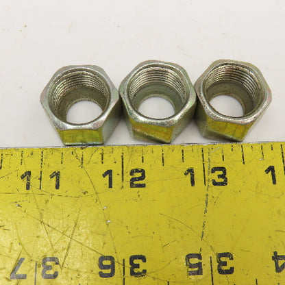 3/8" (-6) JIC Flared Nut Lot Of 3