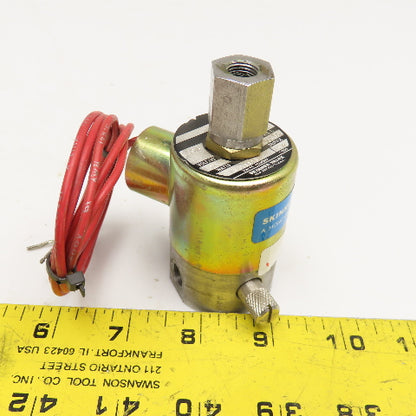 Skinner V5L16625 1/8" NPT Solenoid Valve 220/240V 100PSI