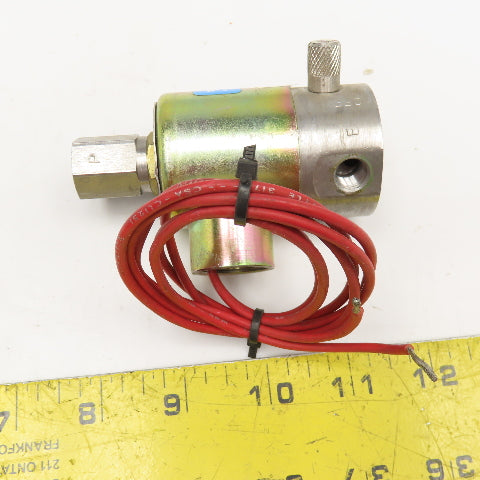 Skinner V5L16625 1/8" NPT Solenoid Valve 220/240V 100PSI