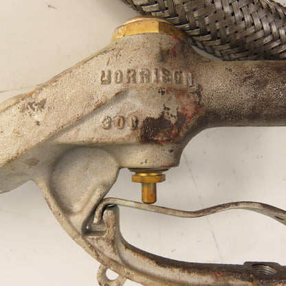 Morrison 300 Gas Fuel Transfer Nozzle W/ 12' Stainless Steel Braided Hose