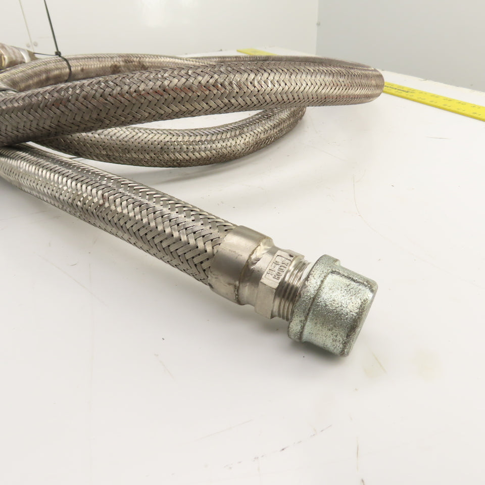 Morrison 300 Gas Fuel Transfer Nozzle W/ 12' Stainless Steel Braided Hose