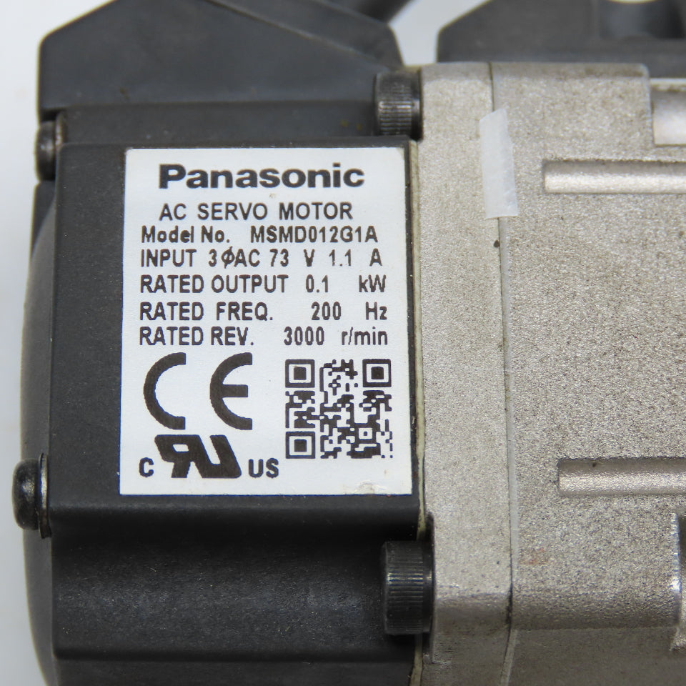 Panasonic MSMD012G1A 73V 3Ph AC Servo Motor 3000RPM 200Hz