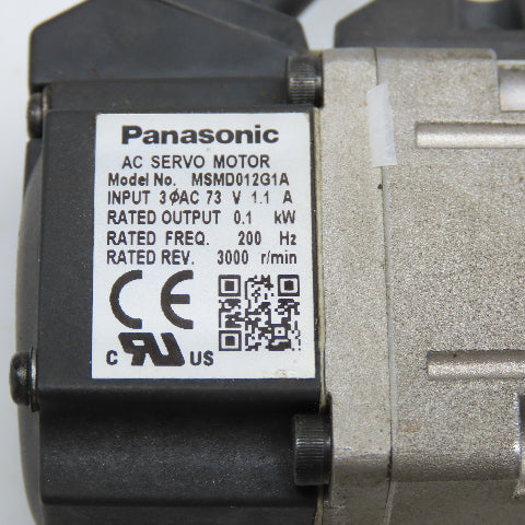 Panasonic MSMD012G1A 73V 3Ph AC Servo Motor 3000RPM 200Hz