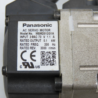 Panasonic MSMD012G1A 73V 3Ph AC Servo Motor 3000RPM 200Hz