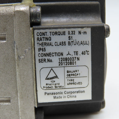 Panasonic MSMD012G1A 73V 3Ph AC Servo Motor 3000RPM 200Hz