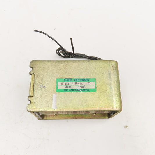 CKD DS-15A J140-332 90VDC Solenoid Coil