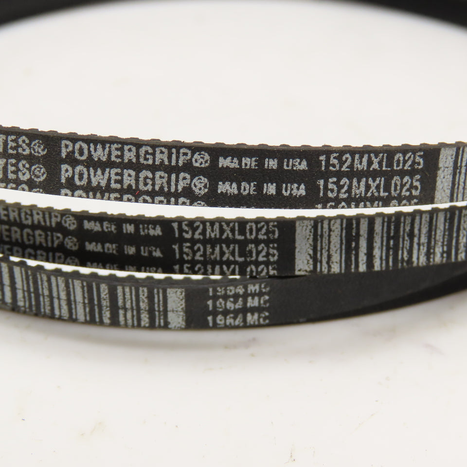 Gates 152MXL025 Powergrip 15.2" x 0.080 Pitch Neoprene Timing Belt Lot Of 4