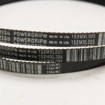 Gates 152MXL025 Powergrip 15.2" x 0.080 Pitch Neoprene Timing Belt Lot Of 4