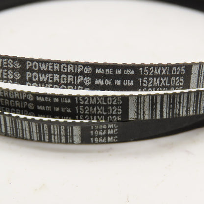 Gates 152MXL025 Powergrip 15.2" x 0.080 Pitch Neoprene Timing Belt Lot Of 4