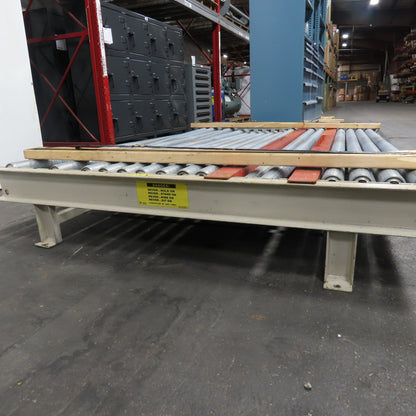 83" BF x 60" Long Gravity Roller Conveyor Section Belt Drive Capable