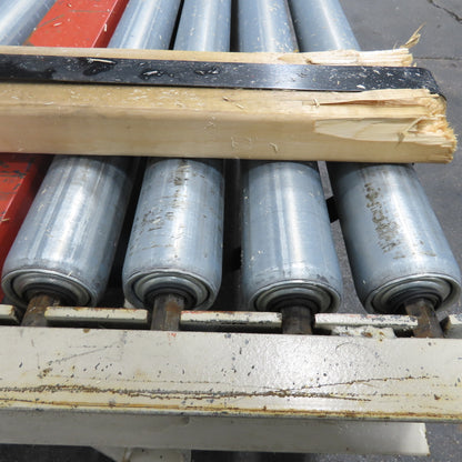 83" BF x 60" Long Gravity Roller Conveyor Section Belt Drive Capable