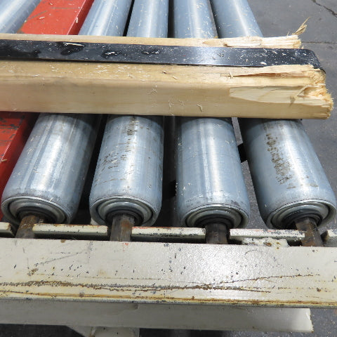 83" BF x 60" Long Gravity Roller Conveyor Section Belt Drive Capable