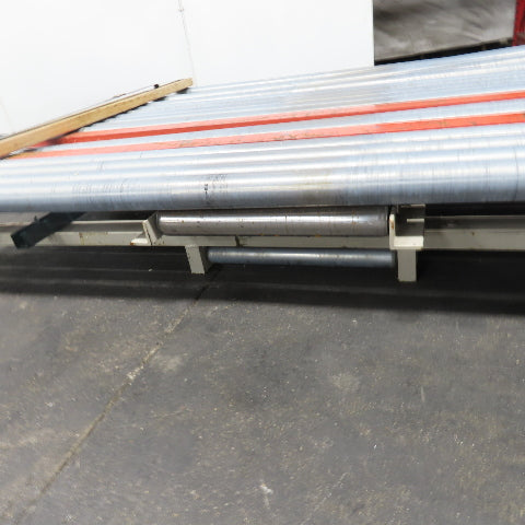 83" BF x 60" Long Gravity Roller Conveyor Section Belt Drive Capable