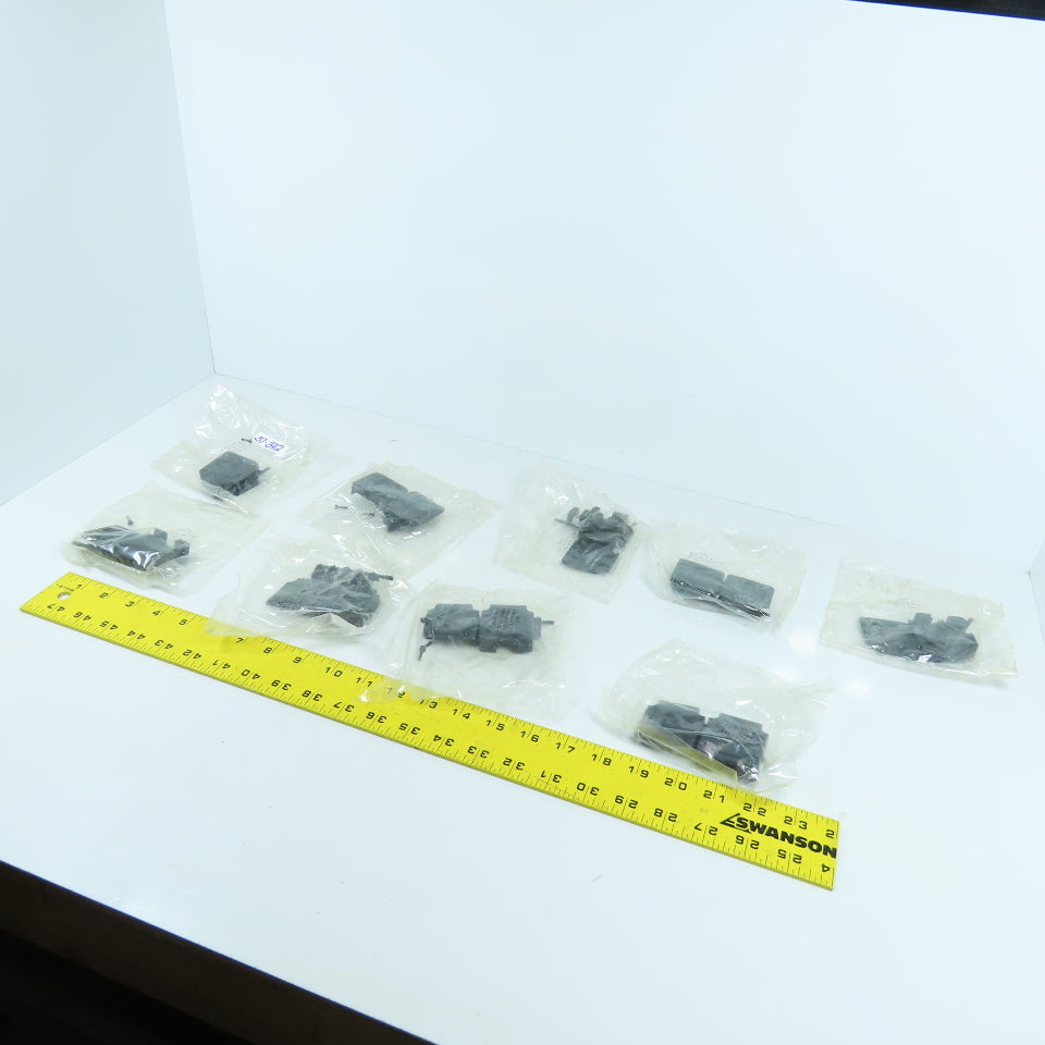 Amp 207345-1 739-27-528 25-Position Hinged Backshell Connector (Black) Lot/9