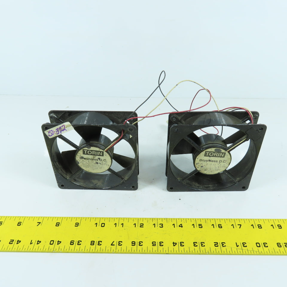 Torin TA 120 32 24VDC Brushless Axial Cooling Fan 5-Watts Lot Of 2