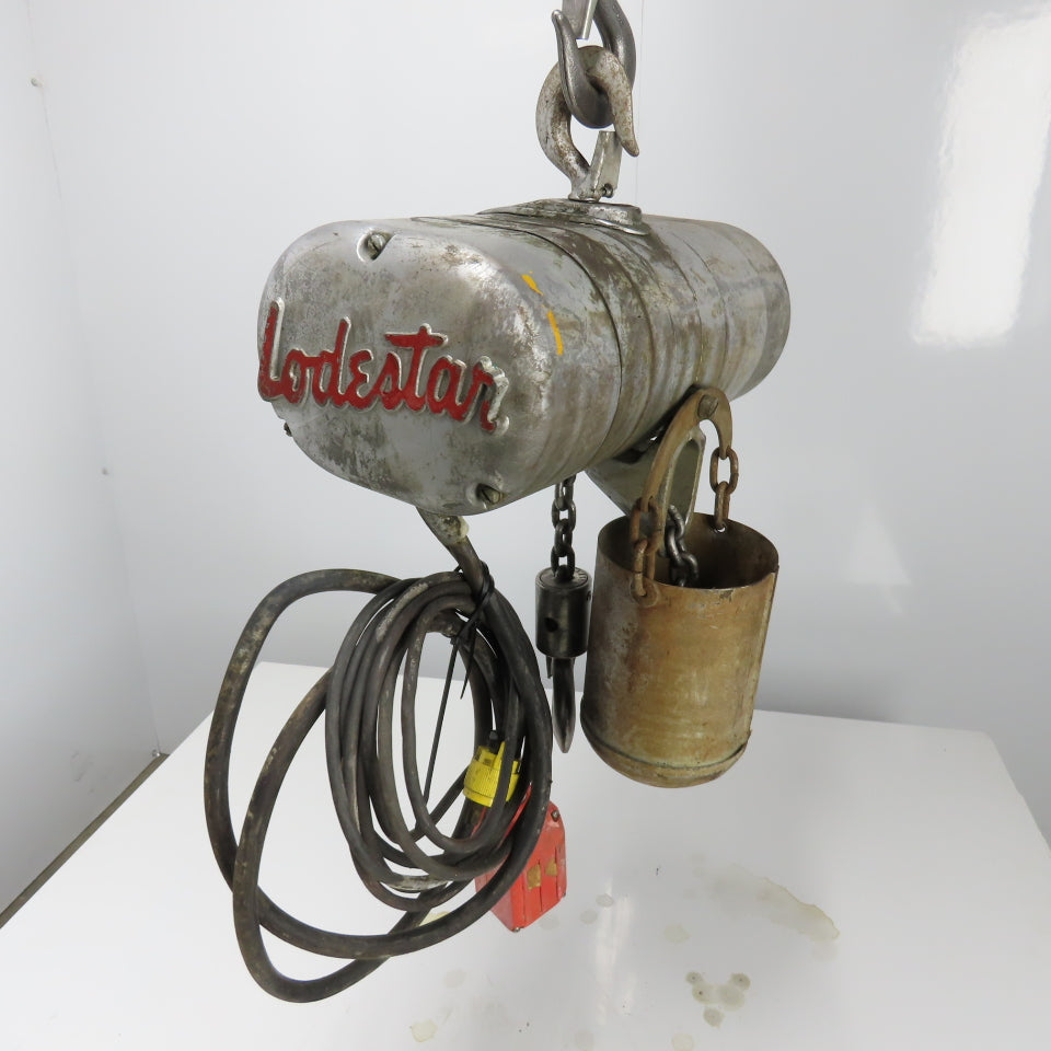 CM Model A 1/8 Ton 250LB Electric Chain Hoist 115V 1Ph 32FPM 10' Lift